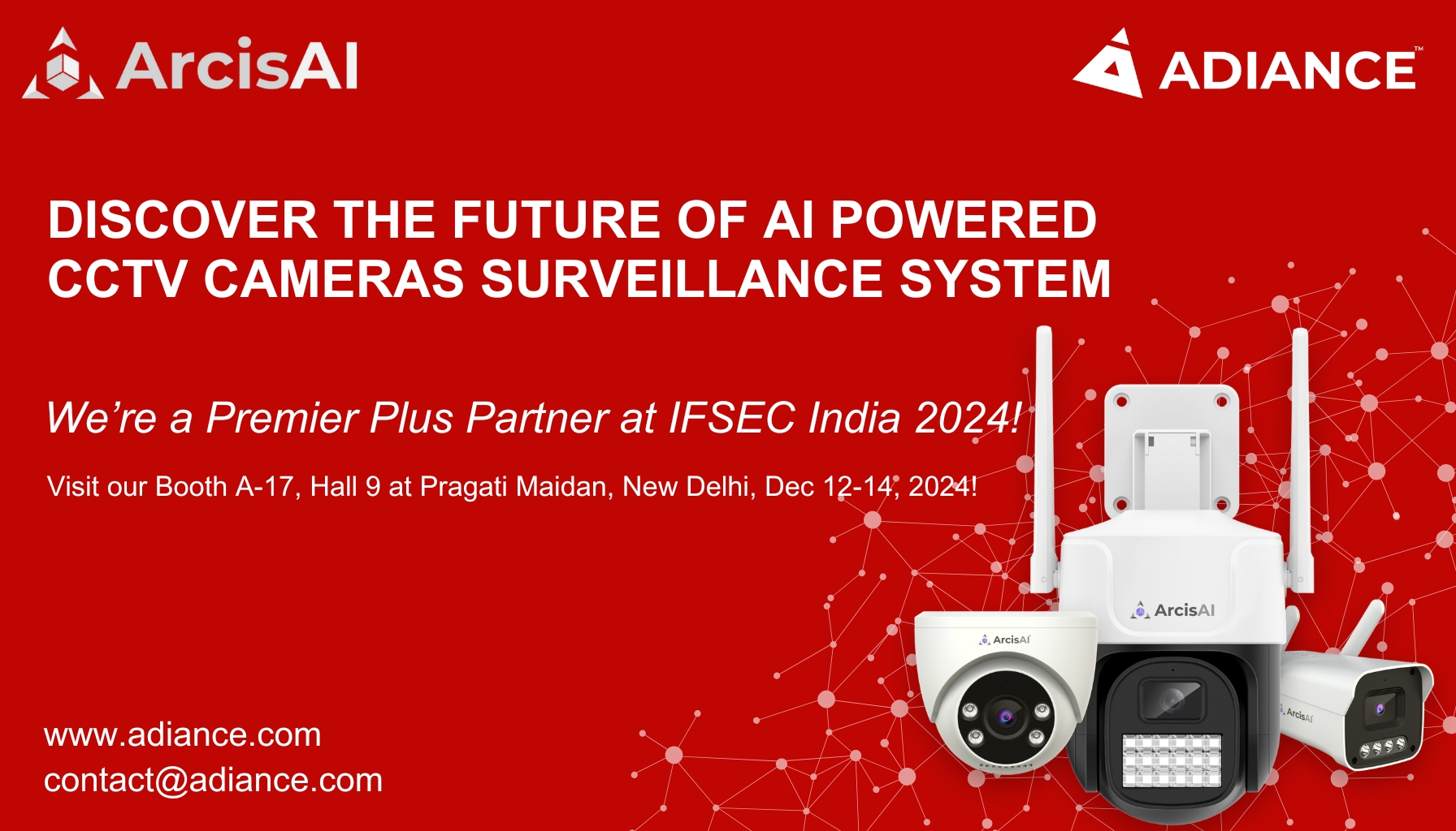 IFSEC India 2025 - Adiance booth showcase